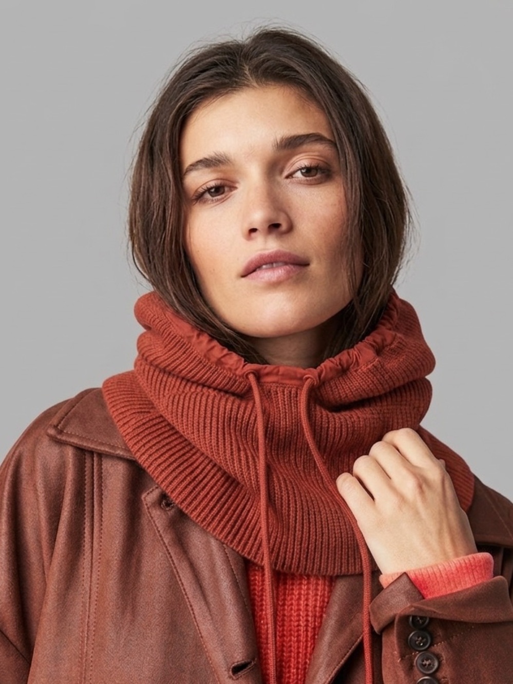NWT Free People Movement Over My Head Ribbed Balaclava